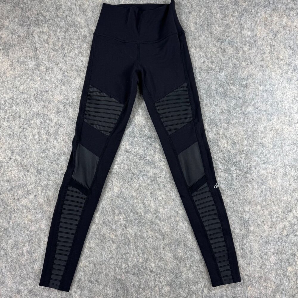 Alo Yoga Black Moto Leggings Size XS